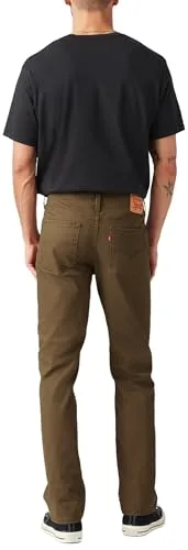 Levi's ▫️ Calças de ganga 514 Straight Fit, Olive Night, 36W / 36L, Homem 3