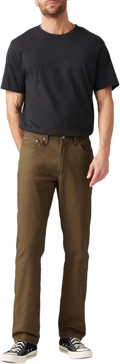 Levi's ▫️ Calças de ganga 514 Straight Fit, Olive Night, 36W / 36L, Homem