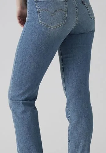Levi's ▫️ 314 Shaping Straight - Calças de ganga para mulher 5