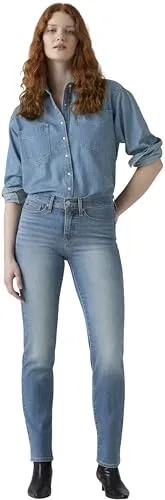 Levi's ▫️ 314 Shaping Straight - Calças de ganga para mulher 6