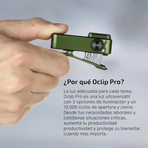 OLIGHT ▫️ Oclip Pro Mini Lanterna com Clipe EDC Recarregável 500 LM 120 m 2