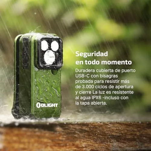 OLIGHT ▫️ Oclip Pro Mini Lanterna com Clipe EDC Recarregável 500 LM 120 m 3