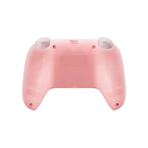 8Bitdo ▫️ Controlador com fio Ultimate Mini para Xbox com anel de iluminação RGB «Fire Ring», joysticks e gatilhos com efeito Hall, para Xbox Series X|S, Xbox One, Windows 10/11 - Licenciado oficialmente (rosa translúcido) 4