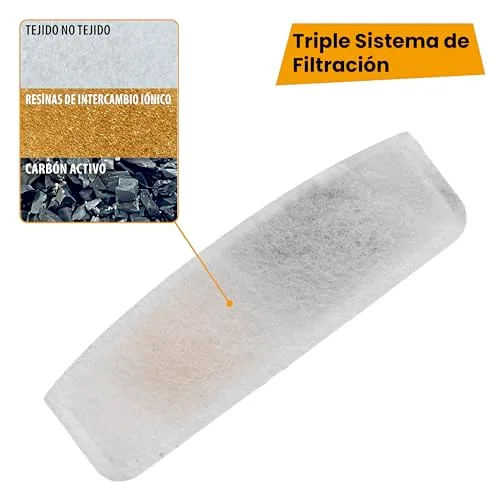 Ferplast ▫️ Beberouro para Gatos e Cães Pequenos Astra, Beberouro sem fios para gatos, Dispensador de água recarregável para gatos, Sensor de movimento, 3 L, Filtro de três fases, USB-C incluído 4