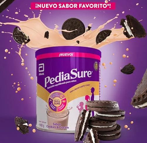 PediaSure ▫️ Cookies & Cream 850 g, Suplemento alimentar para crianças 2