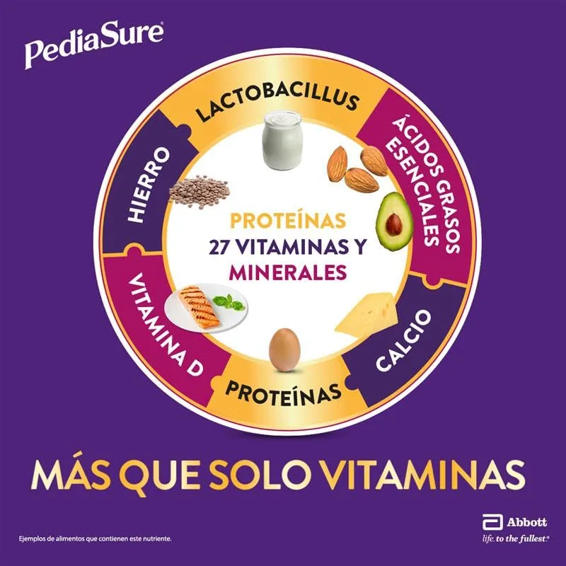 PediaSure ▫️ Cookies & Cream 850 g, Suplemento alimentar para crianças 6