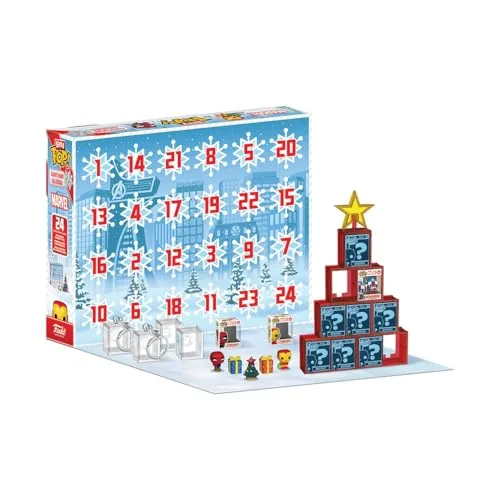 Funko ▫️ Calendário do Advento Bitty Pop!: Marvel Comics - 24 dias 2