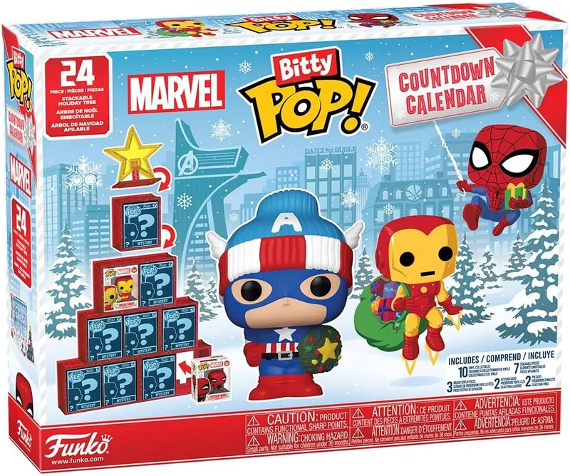 Funko ▫️ Calendário do Advento Bitty Pop!: Marvel Comics - 24 dias