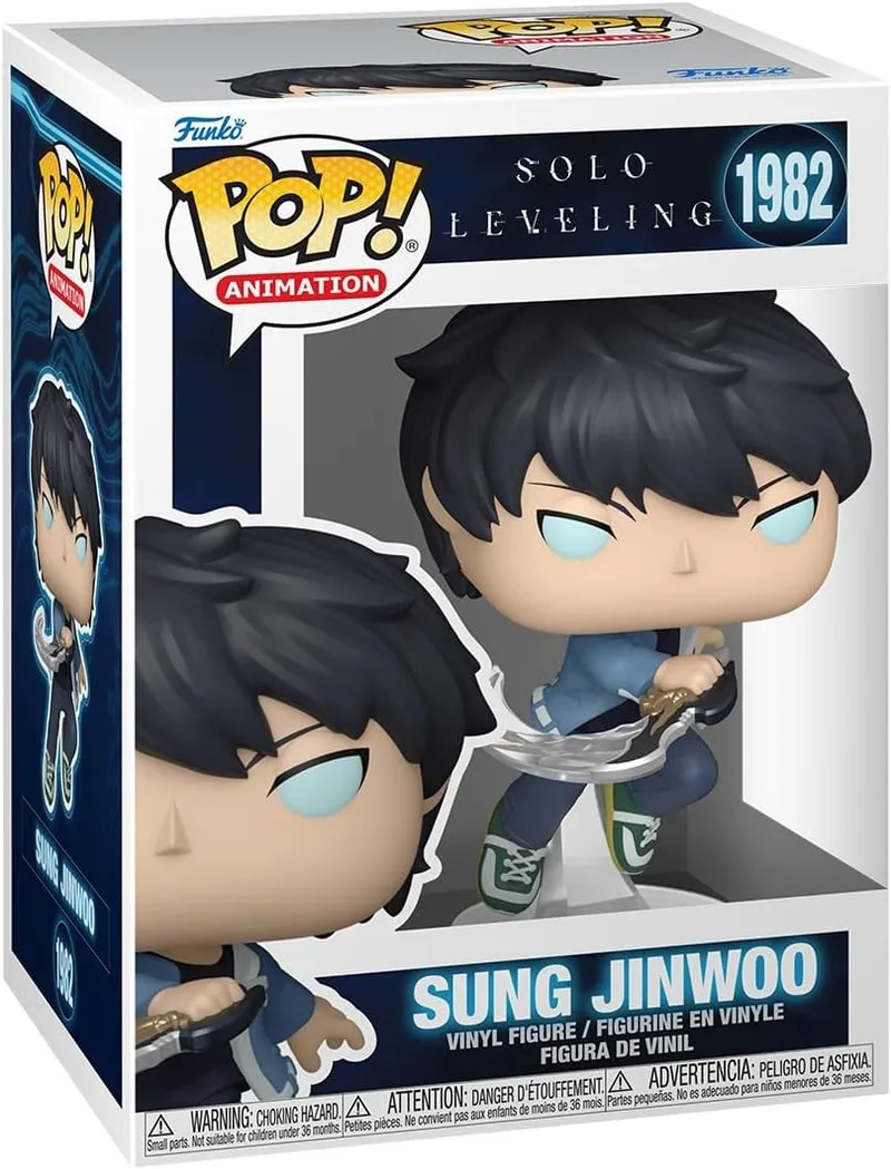 Funko ▫️ Pop! Animation: Solo Leveling - Sung Jinwoo (probabilidade de obtenção de 1 em 6)