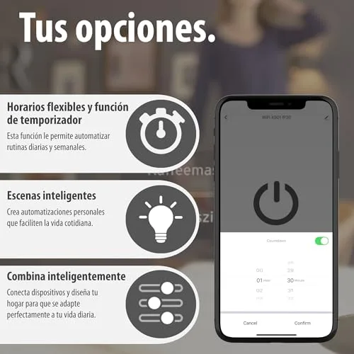 Brennenstuhl ▫️ Connect WiFi Foco LED WF 2051 P (24 W, 2800 lm, IP54, várias funções de iluminação ajustáveis através da aplicação, foco de exterior para montagem na parede com detetor de movimento) 5