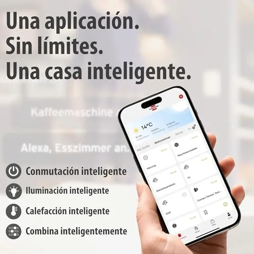 Brennenstuhl ▫️ Connect WiFi Foco LED WF 2051 P (24 W, 2800 lm, IP54, várias funções de iluminação ajustáveis através da aplicação, foco de exterior para montagem na parede com detetor de movimento) 7