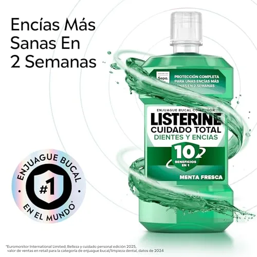 Listerine ▫️ Cuidado Total Proteção para Dentes e Gengivas - Elixir Bucal 4x750 ml 3