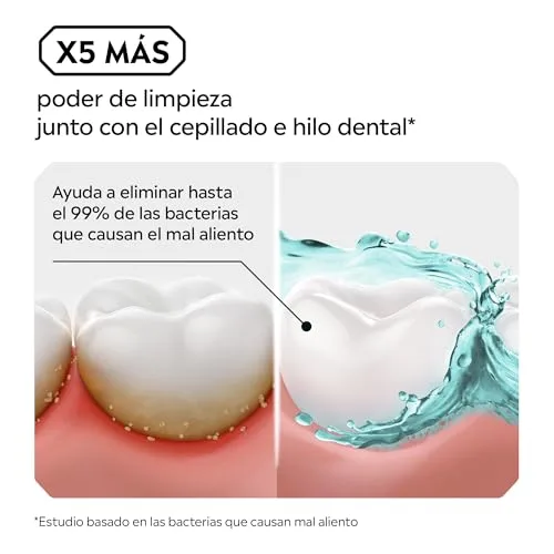 Listerine ▫️ Mentol Sabor Suave, Enxaguante Oral 0% de Álcool, 750 ml, 4 unidades 5