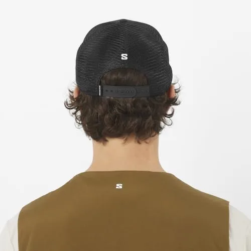 SALOMON ▫️ Boné de camionista com logótipo gráficos, utilização versátil, conforto e respirabilidade, malha de algodão, proteção solar personalizada 4