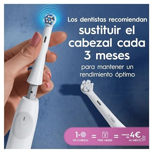 Oral-B ▫️ iO Gentle Care - Cabeças de escova de substituição originais, brancas, embalagem de 8 6