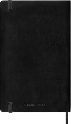 Moleskine ▫️ Agenda Semanal Agenda Semanal 2026 – 12 meses com espaço para notas, com capa mole e fecho elástico, formato grande 13 x 21 cm, cor preta 2