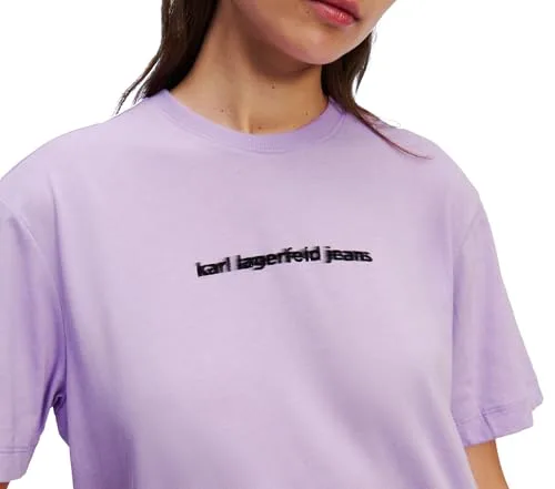 KARL LAGERFELD JEANS ▫️ Camisola para Mulher, Corte Regular, com Logótipo «Blur» 3