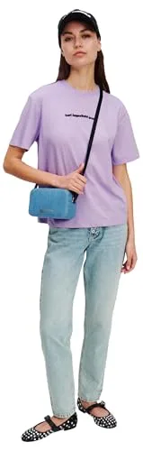 KARL LAGERFELD JEANS ▫️ Camisola para Mulher, Corte Regular, com Logótipo «Blur» 4