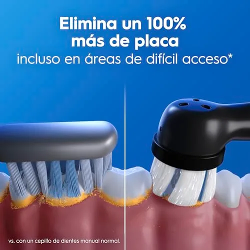 Oral-B ▫️ Escova de dentes elétrica iO 2 com 1 cabeça de escovagem, Preto Noturno 6