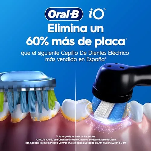 Oral-B ▫️ Escova de dentes elétrica iO 2 com 1 cabeça de escovagem, azul-marinho 6
