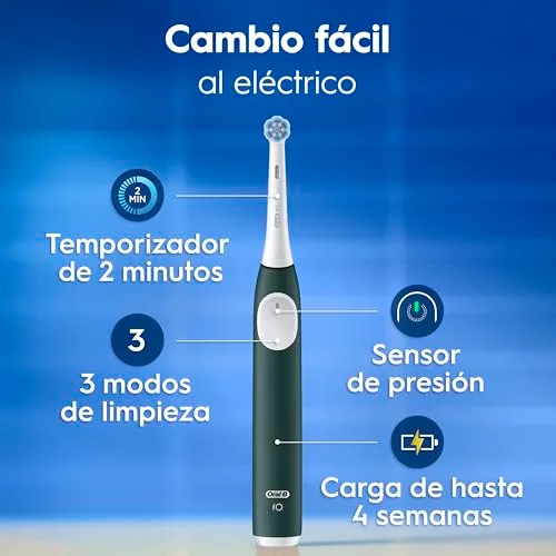 Oral-B ▫️ Escova de dentes elétrica iO 2, 1 cabeça de escova, verde 2