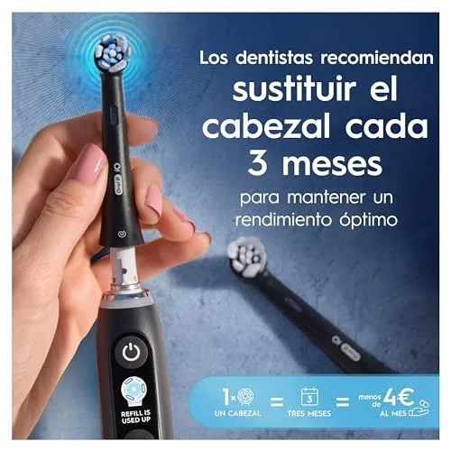 Oral-B ▫️ Recambios Originais iO Ultimate Clean, Pretos, Embalagem de 10 5