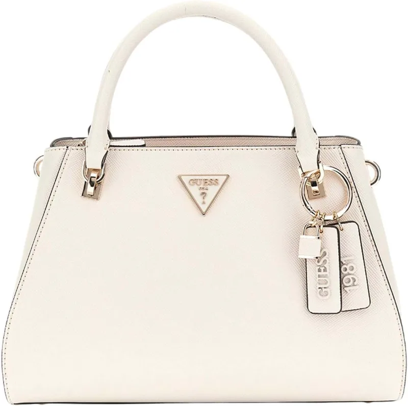 GUESS ▫️ Noelle Luxury Satchel, Mala de mão para mulher, Tamanho único