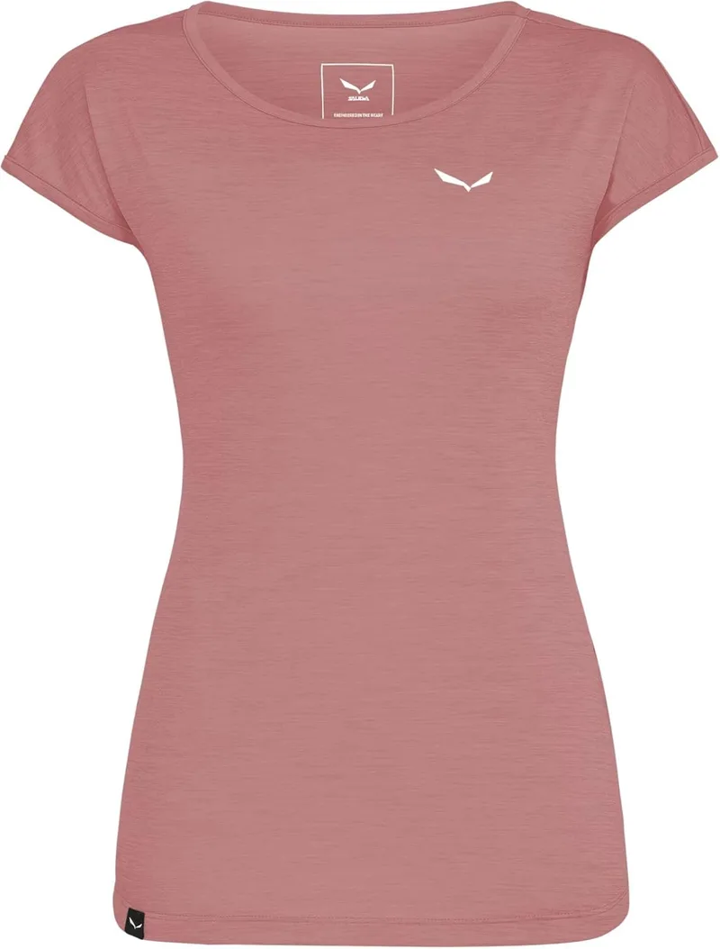 SALEWA ▫️ Camisola Puez Melange Dry W S/S tee Camisola para senhora