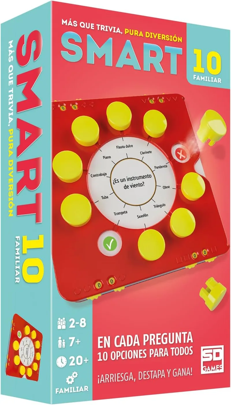SD GAMES ▫️ Smart 10 Jogo de tabuleiro: Familiar