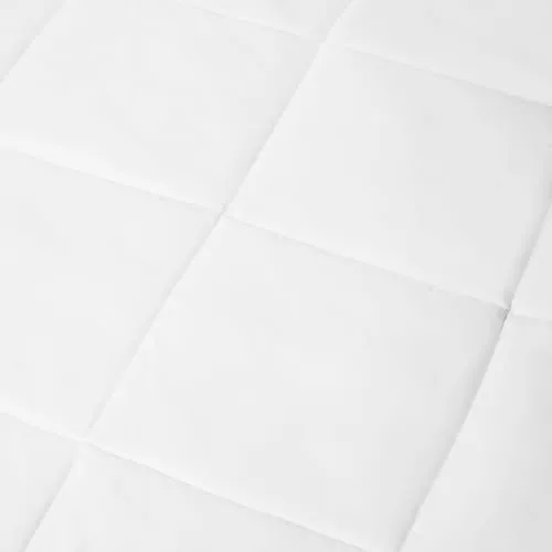 Amazon Basics ▫️ Edredão com enchimento de 300 g/m² - Edredão hipoalergénico com fibra alternativa às penas para cama 135/150/160, 220 x 240 cm, branco 4