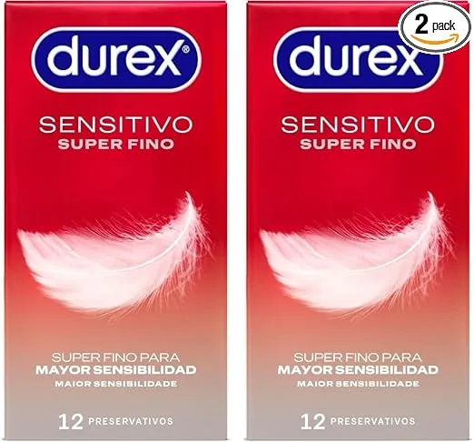 Durex ▫️ Especiales, Azul, 12 unidades (embalagem de 2)