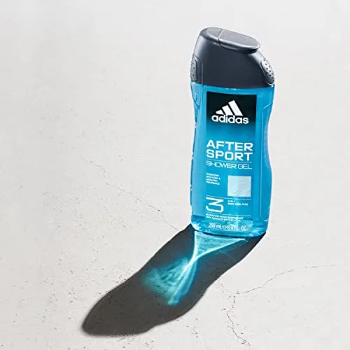 adidas ▫️ After Sport Shower Gel, gel de banho 250 ml (embalagem de 3) 2