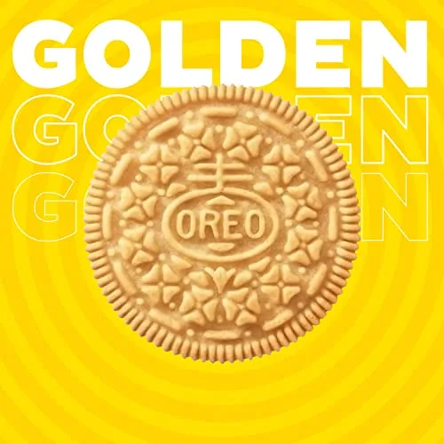 Oreo ▫️ Bolachas Golden de baunilha com recheio de creme com sabor a baunilha 154 g (embalagem de 4) 4