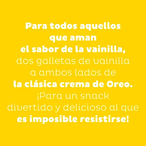 Oreo ▫️ Bolachas Golden de baunilha com recheio de creme com sabor a baunilha 154 g (embalagem de 4) 5