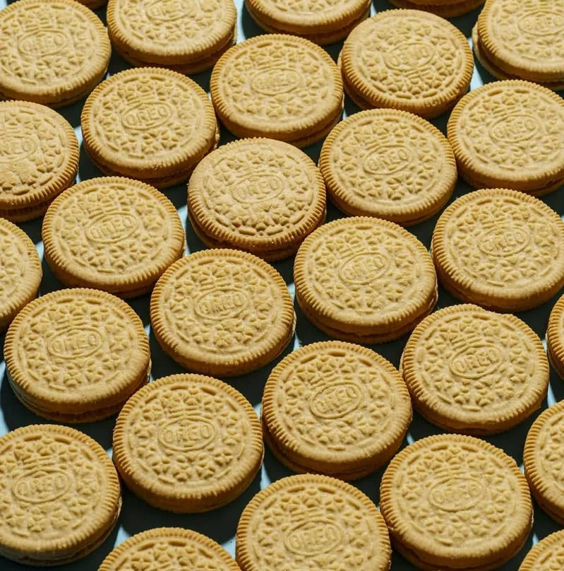 Oreo ▫️ Bolachas Golden de baunilha com recheio de creme com sabor a baunilha 154 g (embalagem de 4) 6