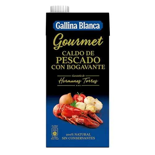 Gallina Blanca ▫️ Caldo Gourmet de Peixe com Lagosta, 100% Natural, 1 L 3
