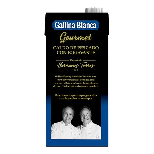 Gallina Blanca ▫️ Caldo Gourmet de Peixe com Lagosta, 100% Natural, 1 L 5