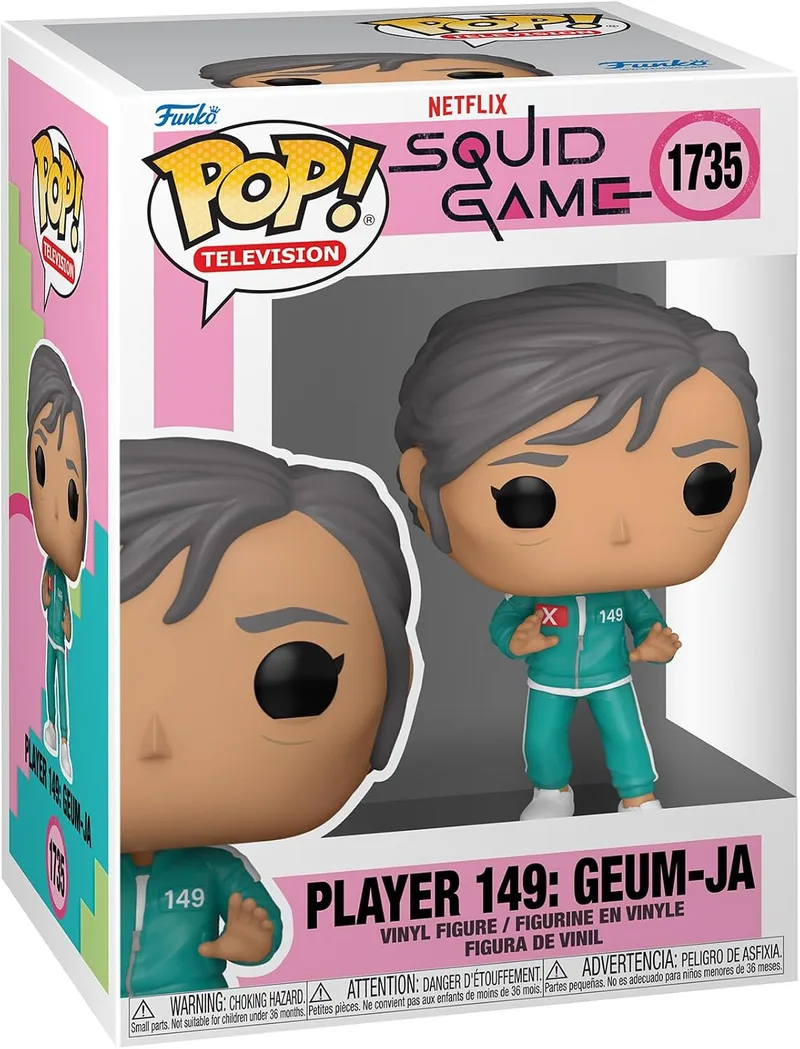 Funko ▫️ Pop! TV: Squid Game S3 - Jogador 149: Geum-Ja - O Jogo da Lula - Figura de vinil colecionável - Ideia para presente - Produtos oficiais - Brinquedos para crianças e adultos - Fãs de séries de TV