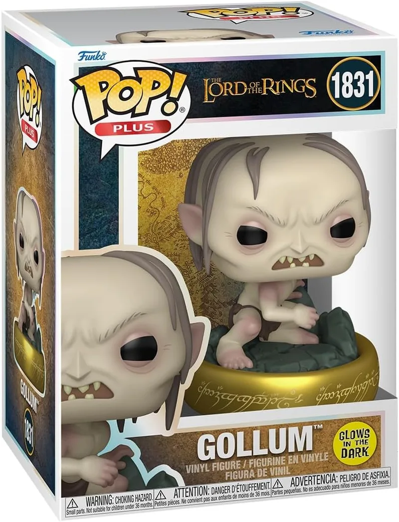Funko ▫️ Pop! Plus: O Senhor dos Anéis - Gollum - Brilha no escuro