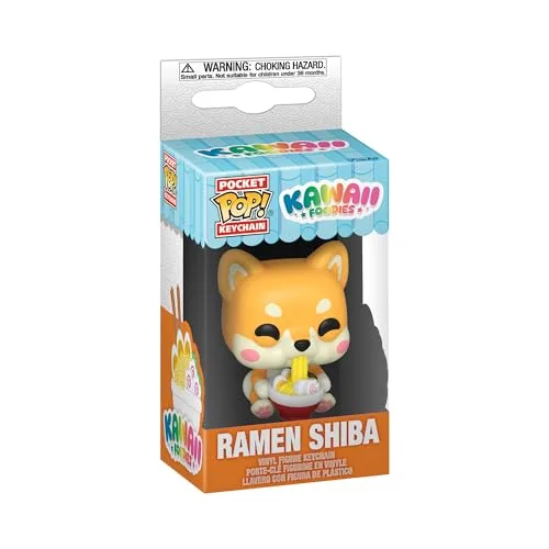 Funko ▫️ Pop! Chaveiro Foods - Ramen Shiba - Chaveiro original 2