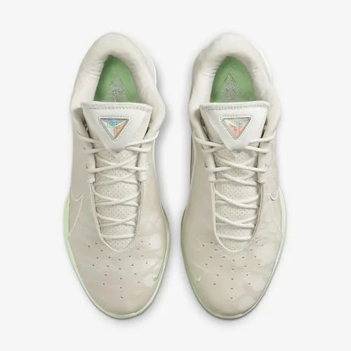 NIKE ▫️ FZ1094-002 Lebron XXII Homem Light Bone/Soft Pearl-Vapor Green EU 42 4