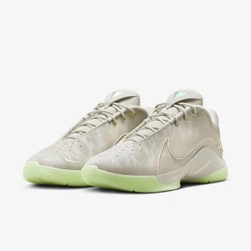 NIKE ▫️ FZ1094-002 Lebron XXII Homem Light Bone/Soft Pearl-Vapor Green EU 42 5