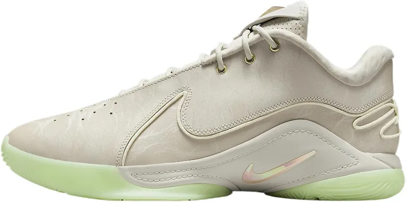 NIKE ▫️ FZ1094-002 Lebron XXII Homem Light Bone/Soft Pearl-Vapor Green EU 42