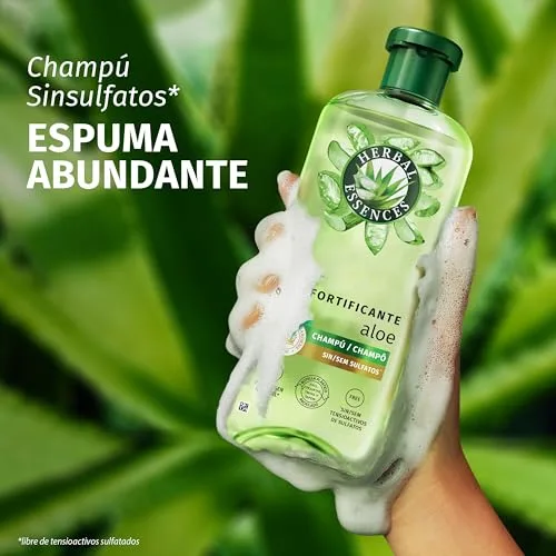 Herbal Essences ▫️ Aloe Champô Sem Sulfatos 2x350 ml + Máscara Fortificante 7