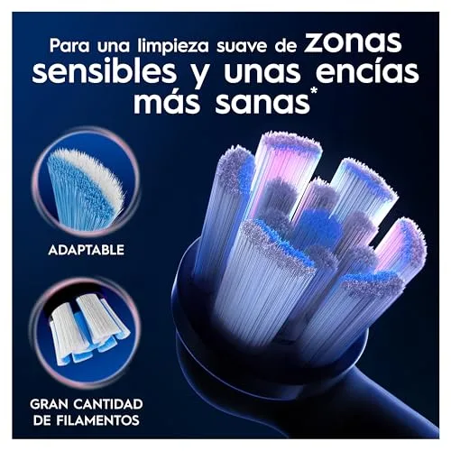 Oral-B ▫️ iO Gentle Care - Cabeças de escova de substituição originais, brancas, embalagem de 4 3