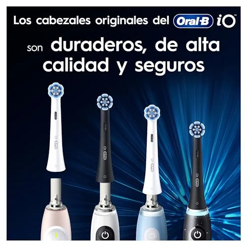 Oral-B ▫️ iO Gentle Care - Cabeças de escova de substituição originais, brancas, embalagem de 4 5