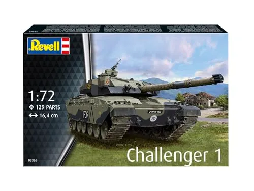Revell ▫️ 03365 Challenger 1, escala 1:72, kit de modelo em plástico por montar/por pintar 2