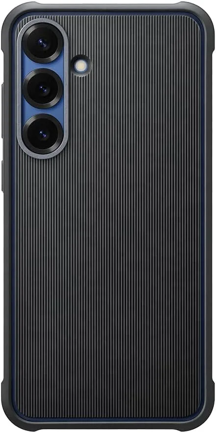 Samsung ▫️ Capa resistente Rugged Case com proteção reforçada para o Galaxy S25+, Preto