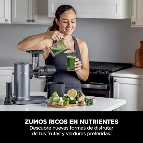 Ninja ▫️ Liquidificador com extração a frio, cinzento JC151E 6