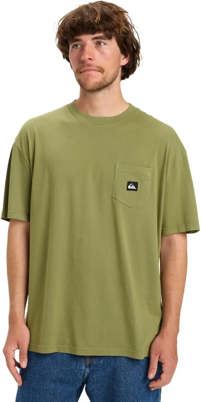 Quiksilver ▫️ Saltwater - T-shirt com bolsos para homem